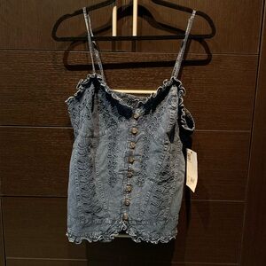 Scully’s Western Denim tank top XL